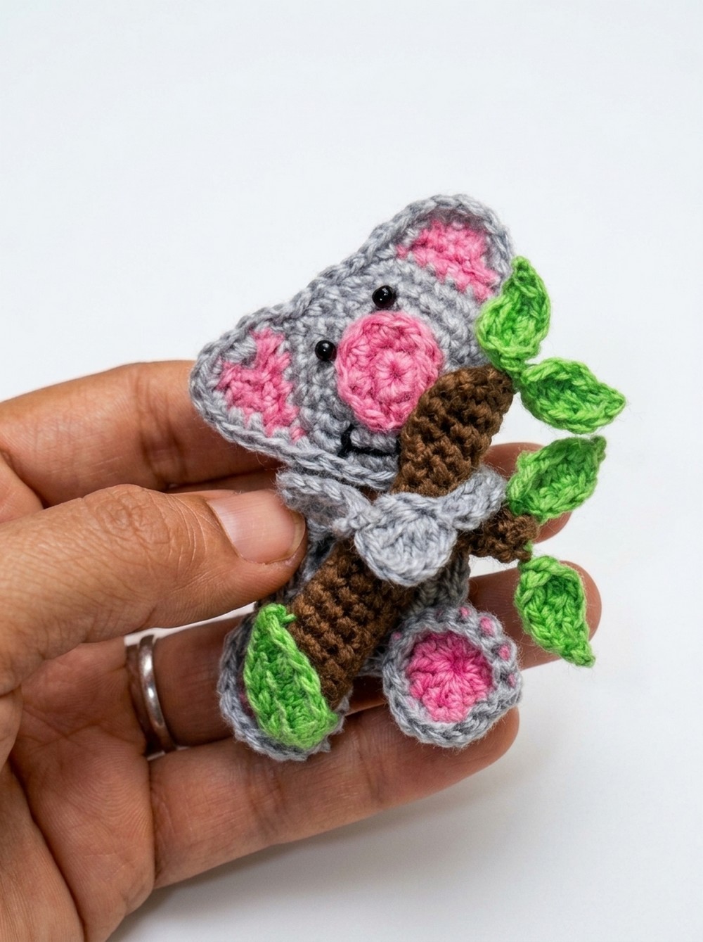 Easy Crochet Koala with Can Tabs (5)