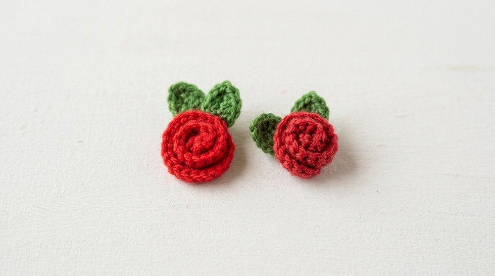 Easy Crochet Rose Flower Pattern