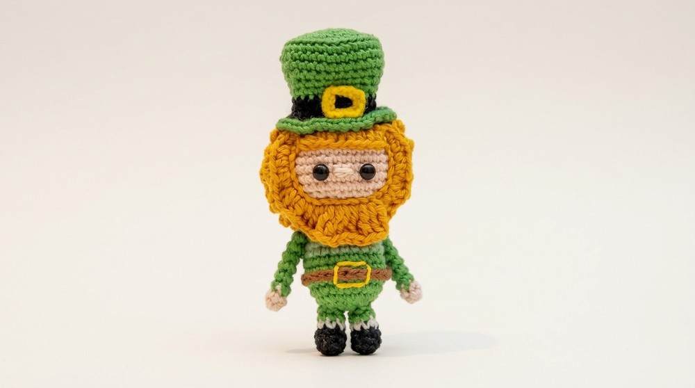 Easy Crochet St. Patrick's Day Leprechaun Amigurumi Tutorial