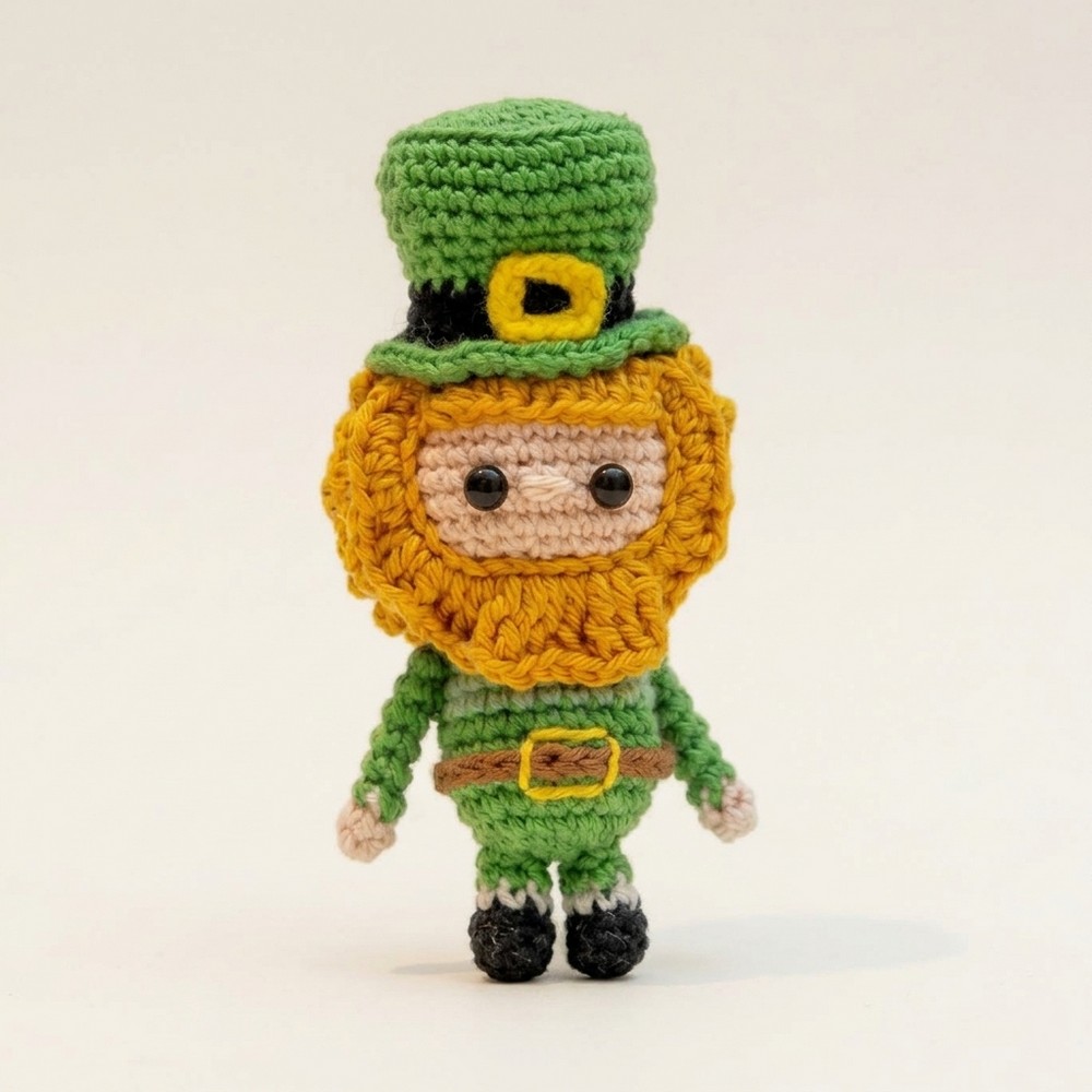 Easy Crochet St. Patrick’s Day Leprechaun Amigurumi Tutorial