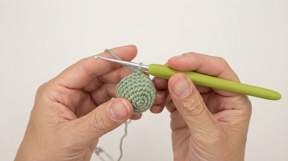 Easy Mini Crochet Pear Amigurumi Tutorial