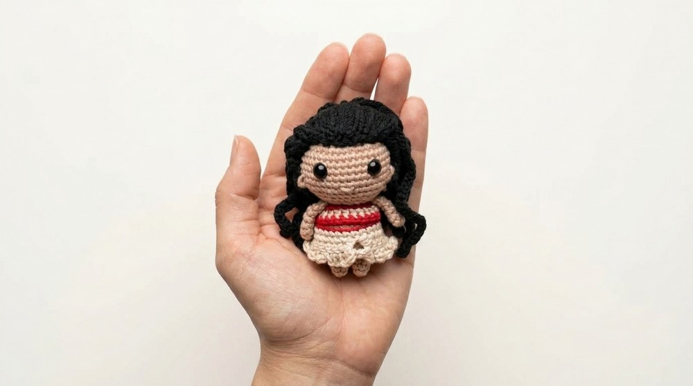 Easy Moana Amigurumi Doll Crochet Tutorial