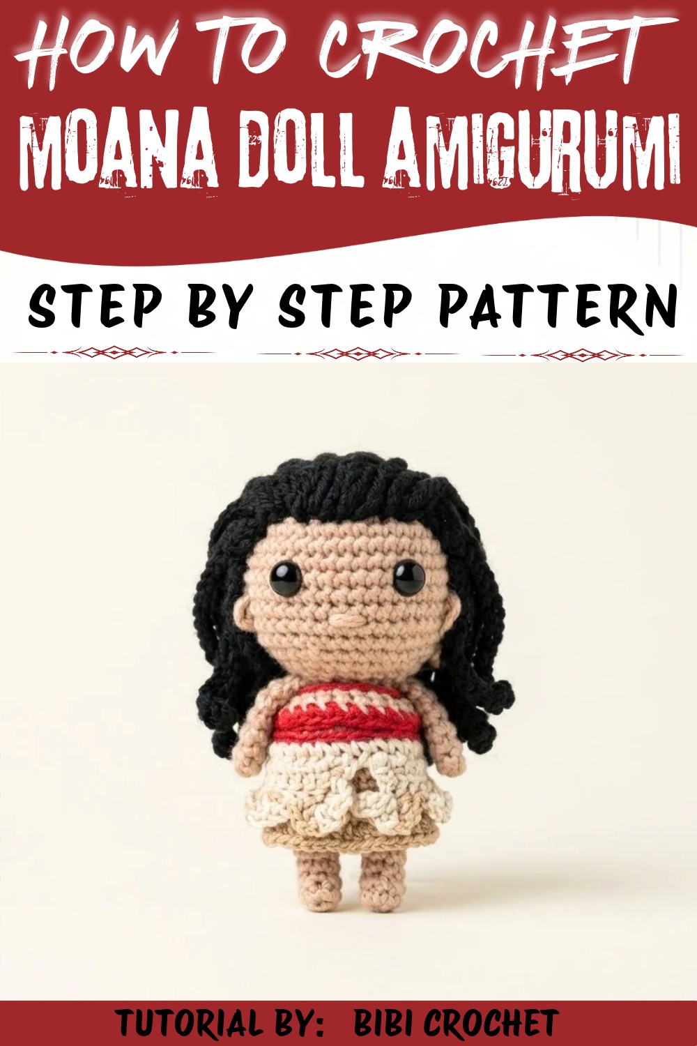 Easy Moana Amigurumi Doll Crochet Tutorial