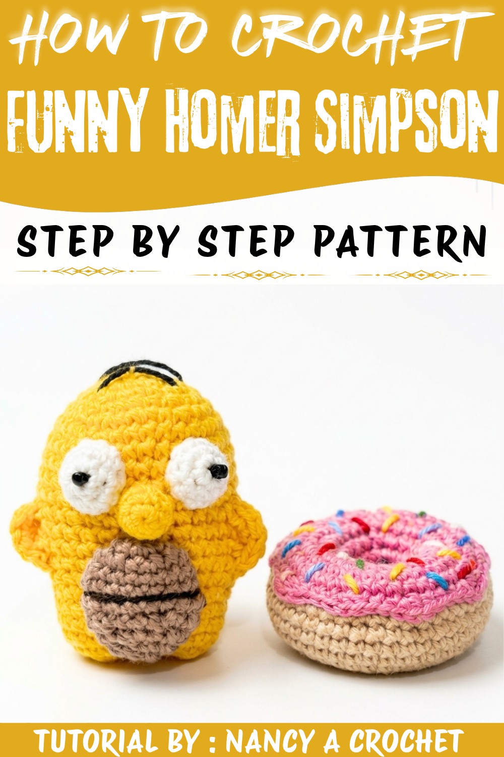 Free Crochet Homer Simpson (1)