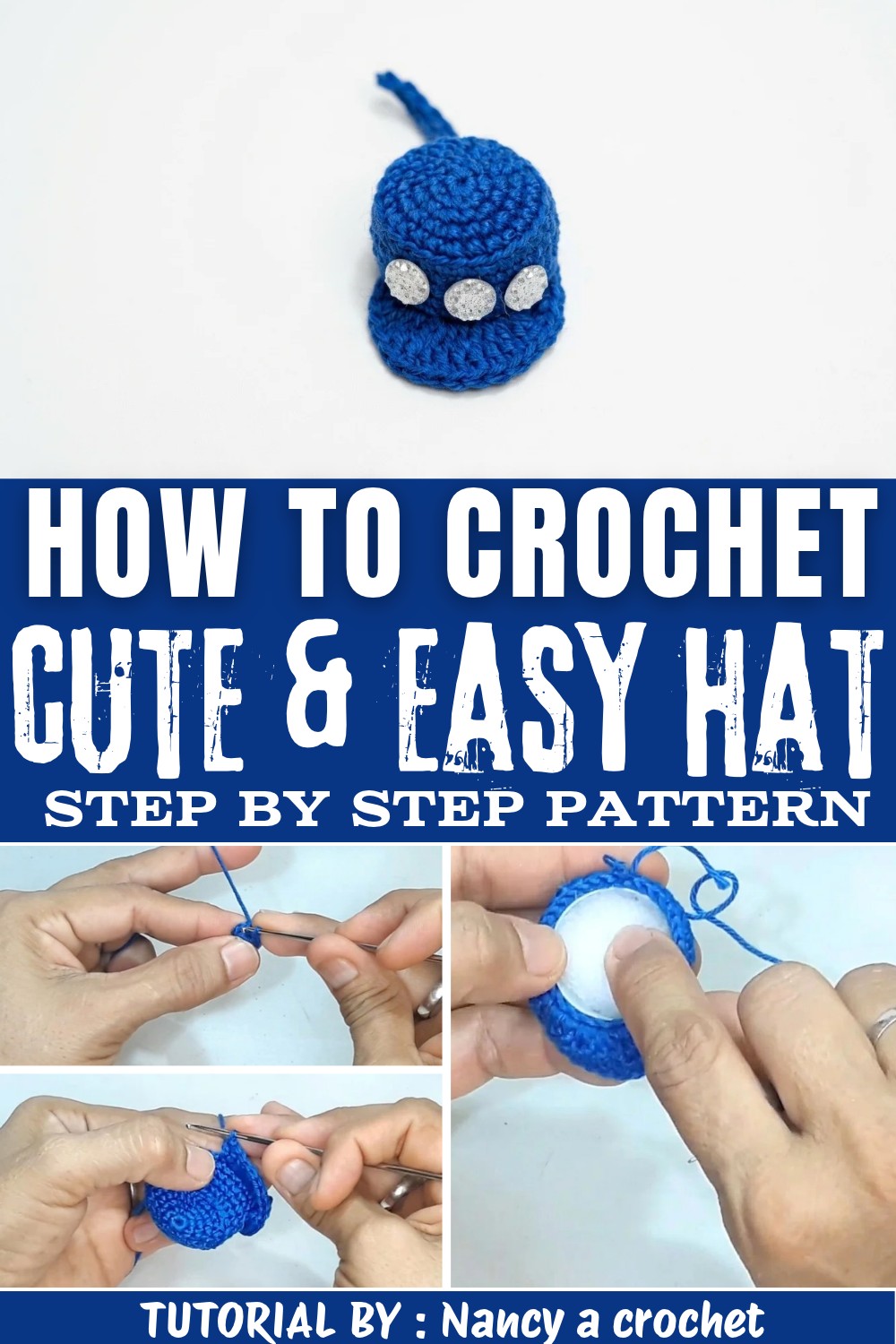 How to Crochet Adorable Mini Hats Using Recycled Plastic Bottle Cap (2)