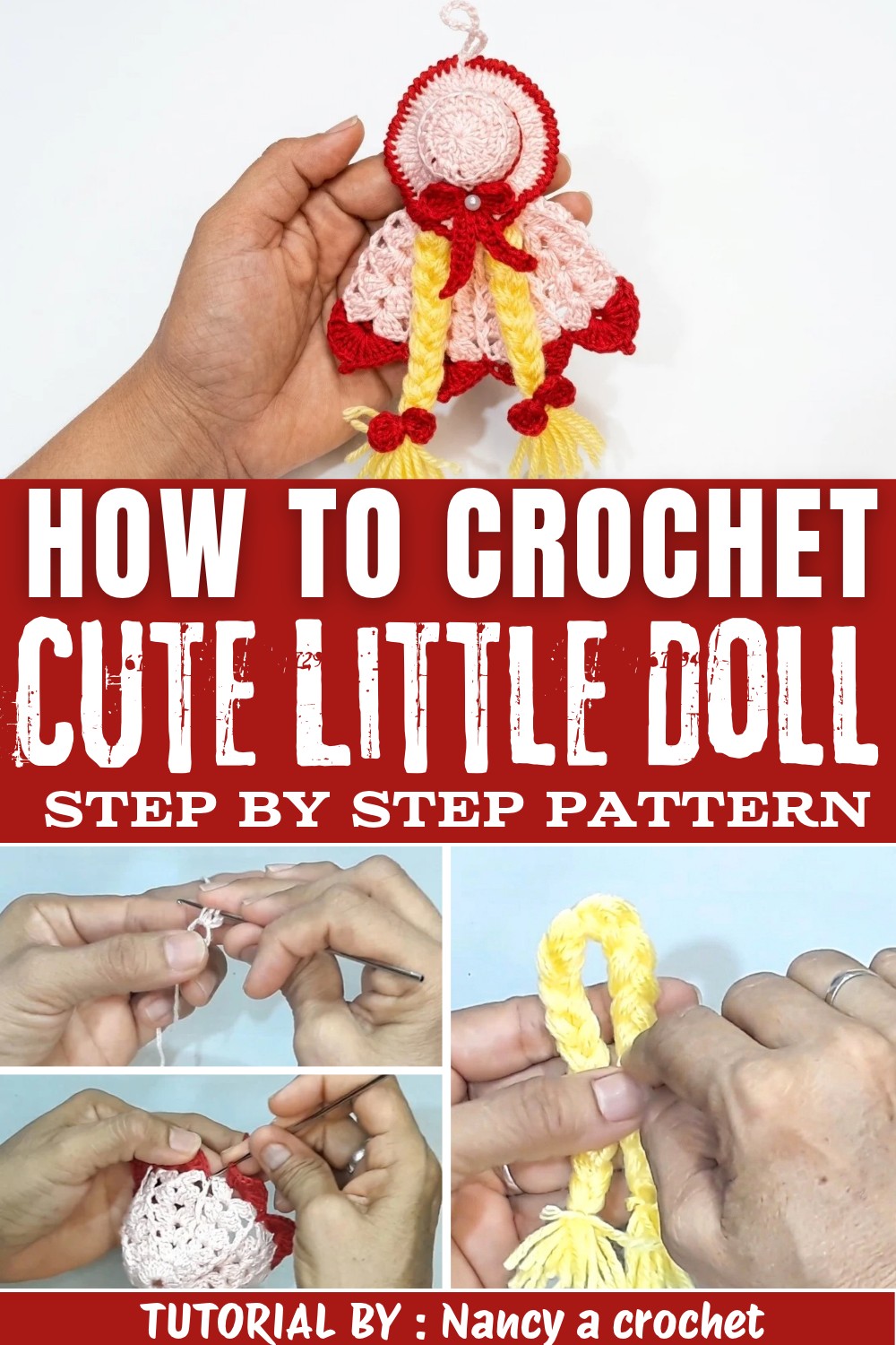 How to Crochet Cute Little Dolls Using Plastic Bottle Caps