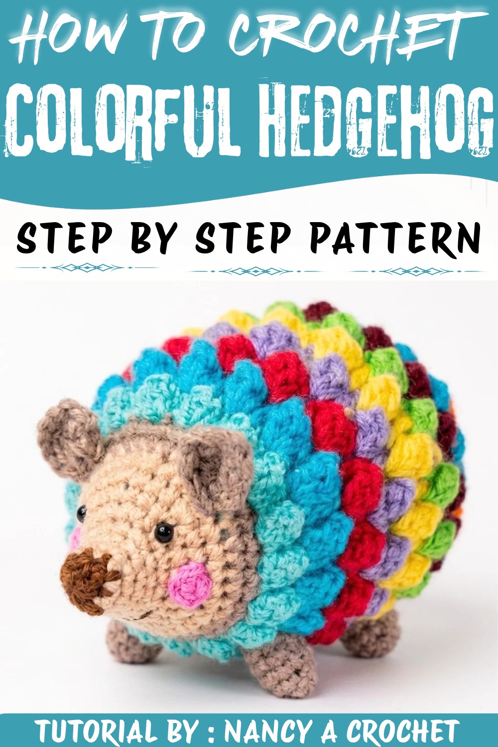 How to Crochet These Cute Colorful Hedgehogs (2)