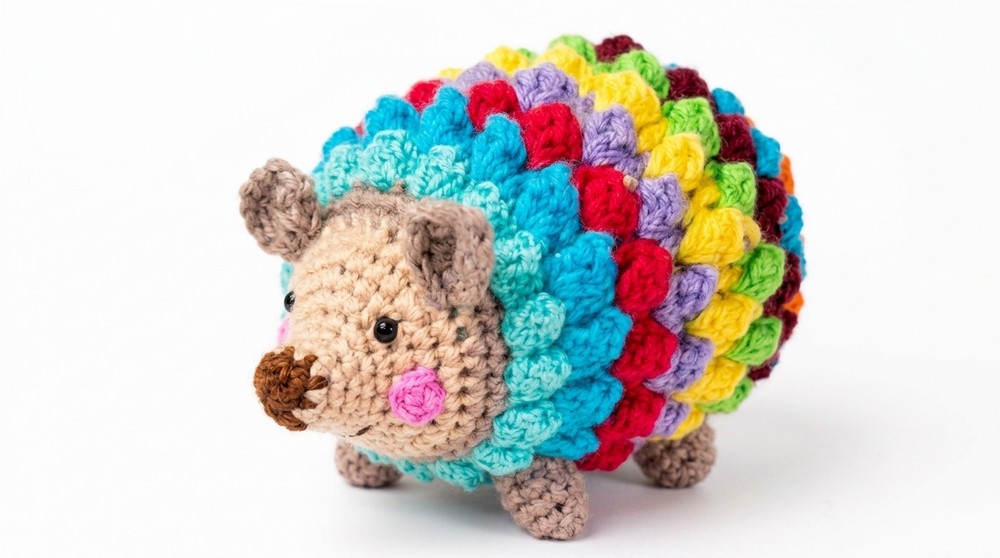 How to Crochet These Cute Colorful Hedgehogs (4)