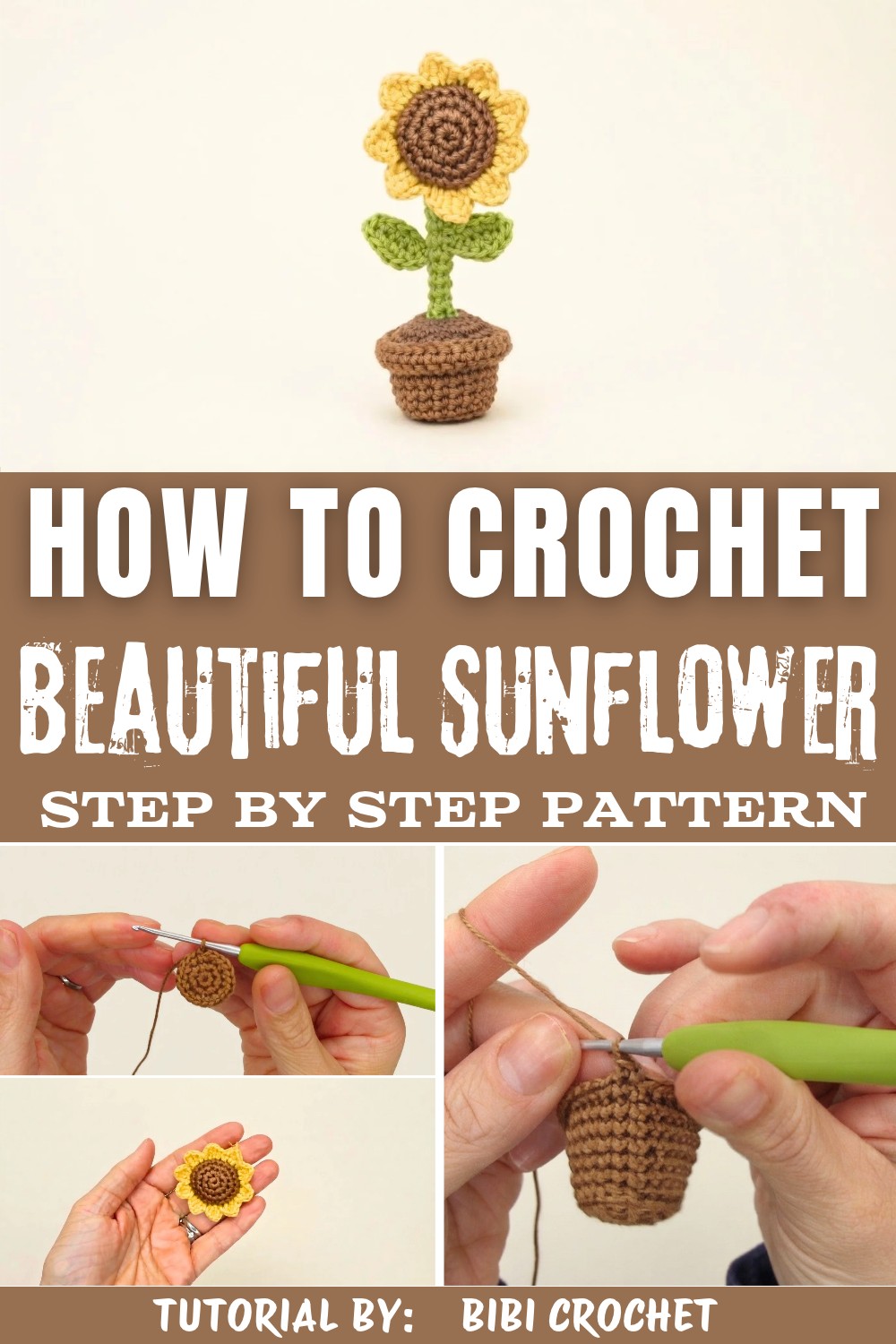 How to Crochet a Beautiful Sunflower