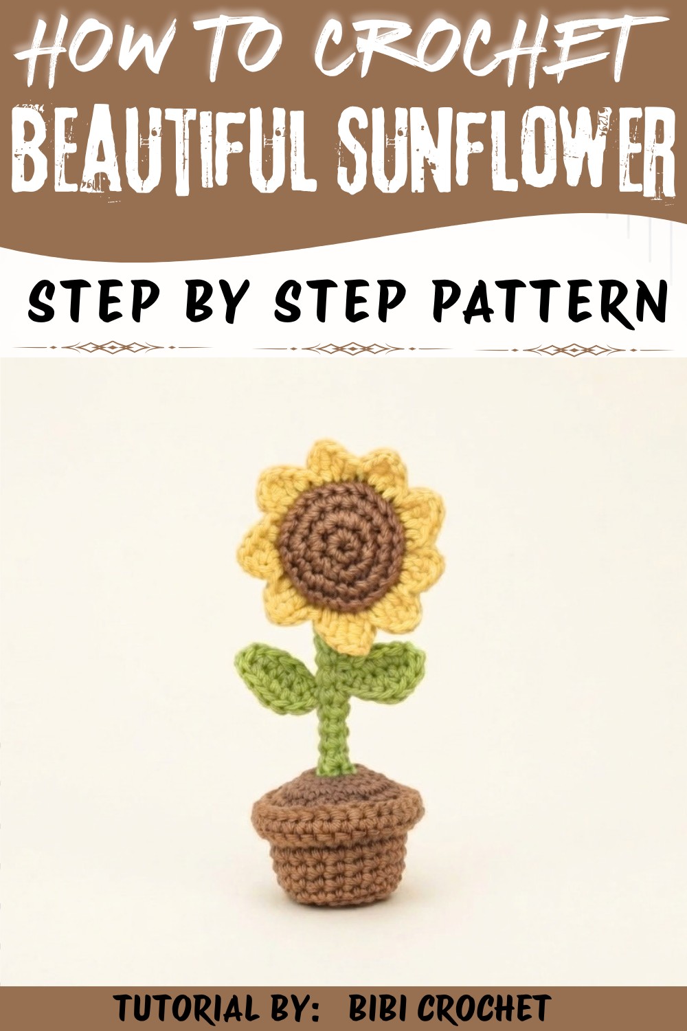 How to Crochet a Beautiful Sunflower