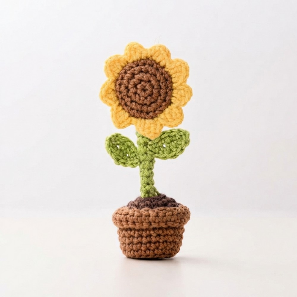 How to Crochet a Beautiful Sunflower