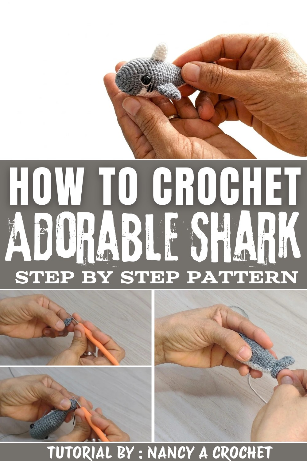 How to Crochet a Shark Step by Step (1)
