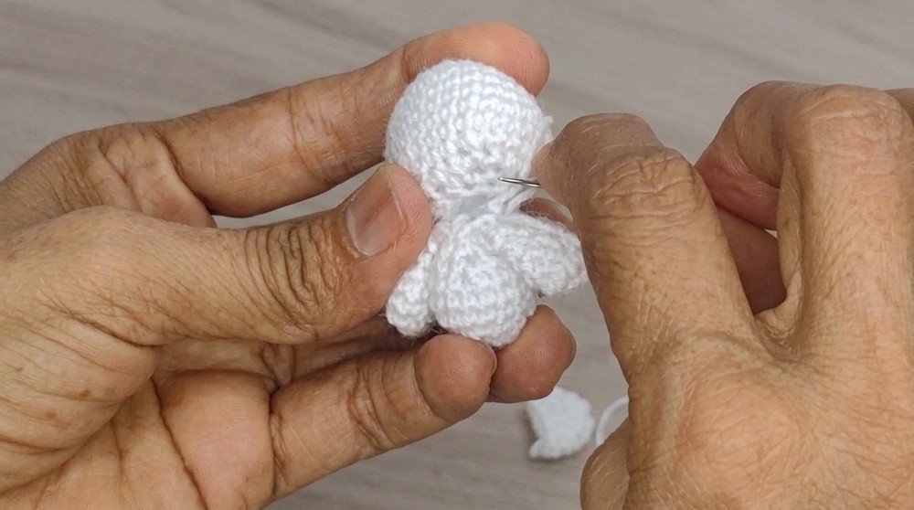 How to crochet MINI BEAR (7)